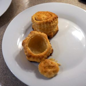Puff Pastry Shells - Cooked