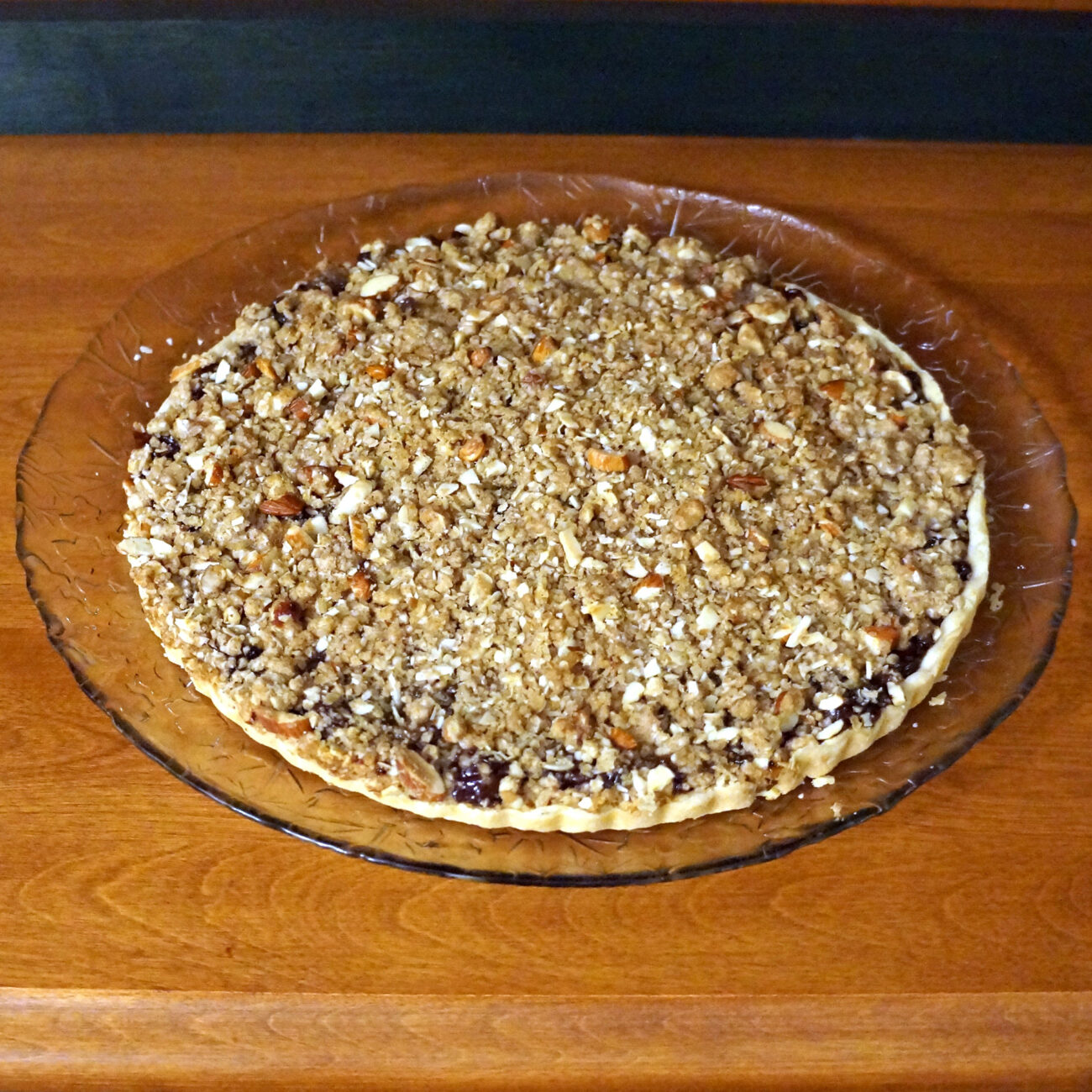 Mincemeat Tart with Oat Crumble Topping