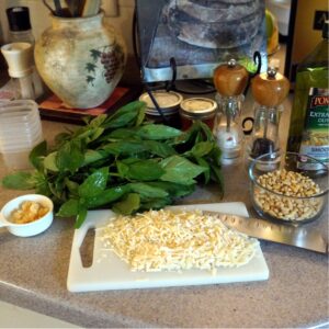 basil pesto ingredients
