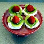 strawberry kiwi pavlova