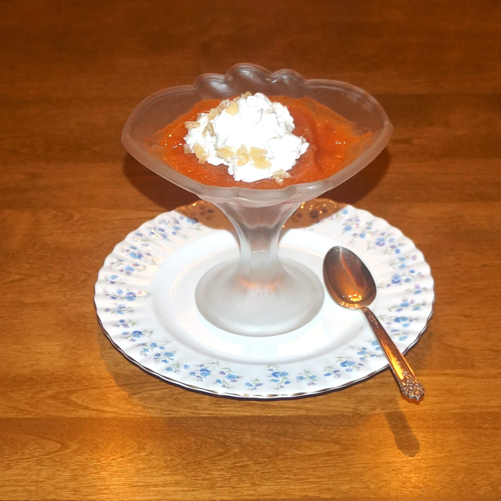 rhubarb and ginger beer jello