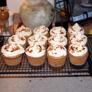 English breakfast tea cupcake