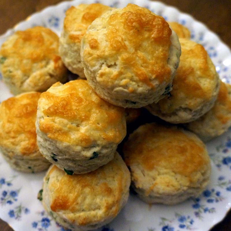 Cheddar and Herb Scones with Walnut