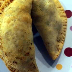 curried pork empanada