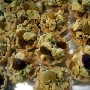 jubilee chicken in phyllo cups