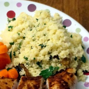 Herbed couscous pilaf