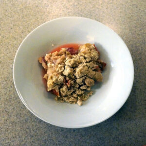 Rhubarb Crumble