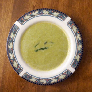 Asparagus cream soup