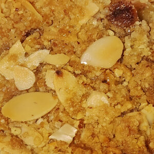 Gooseberry almond streusel bake