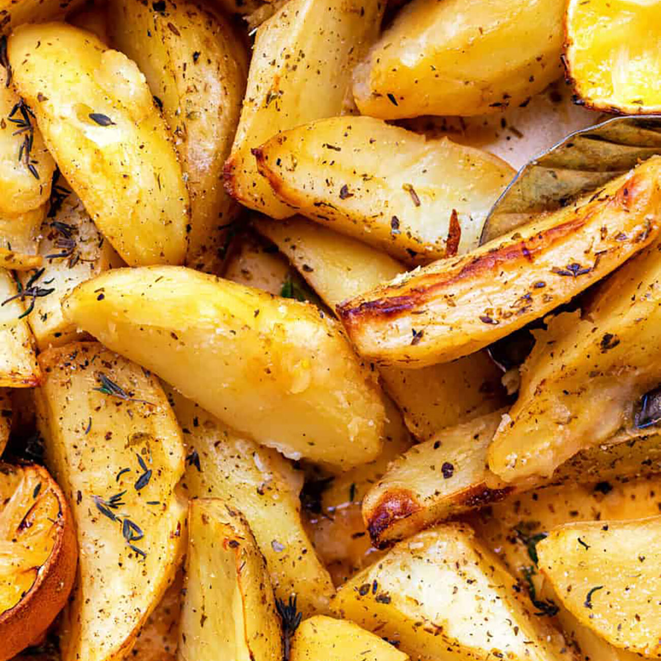 Greek Lemon Roasted Potatoes