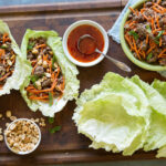 Asian Ground Beef Cabbage Wraps