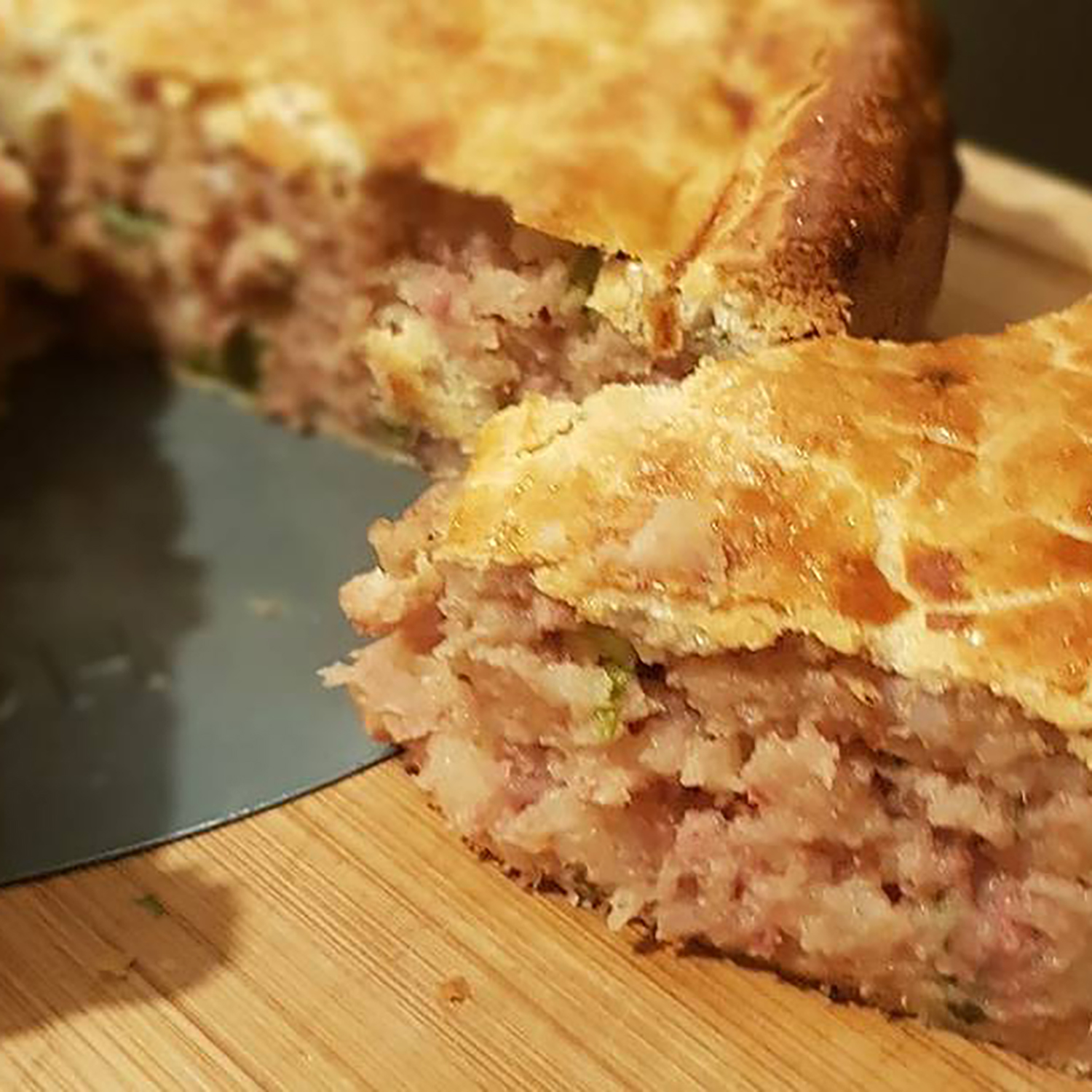 Corned beef pie