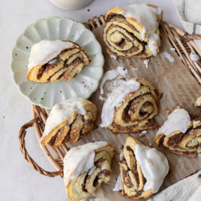 Cinnamon Roll Scones