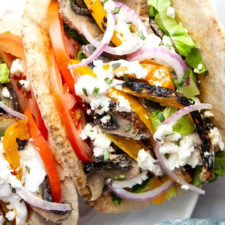 Grilled Portobello Mushroom Gyro